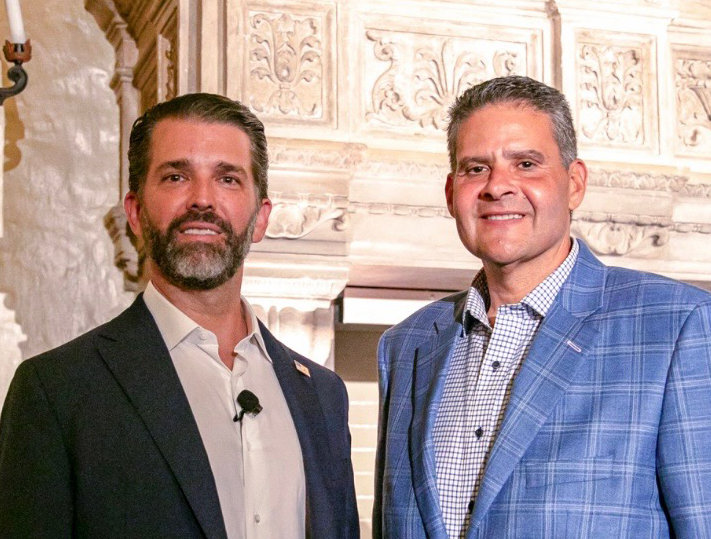 Dylan with Donald Trump Jr., The Breakers, October 2025
